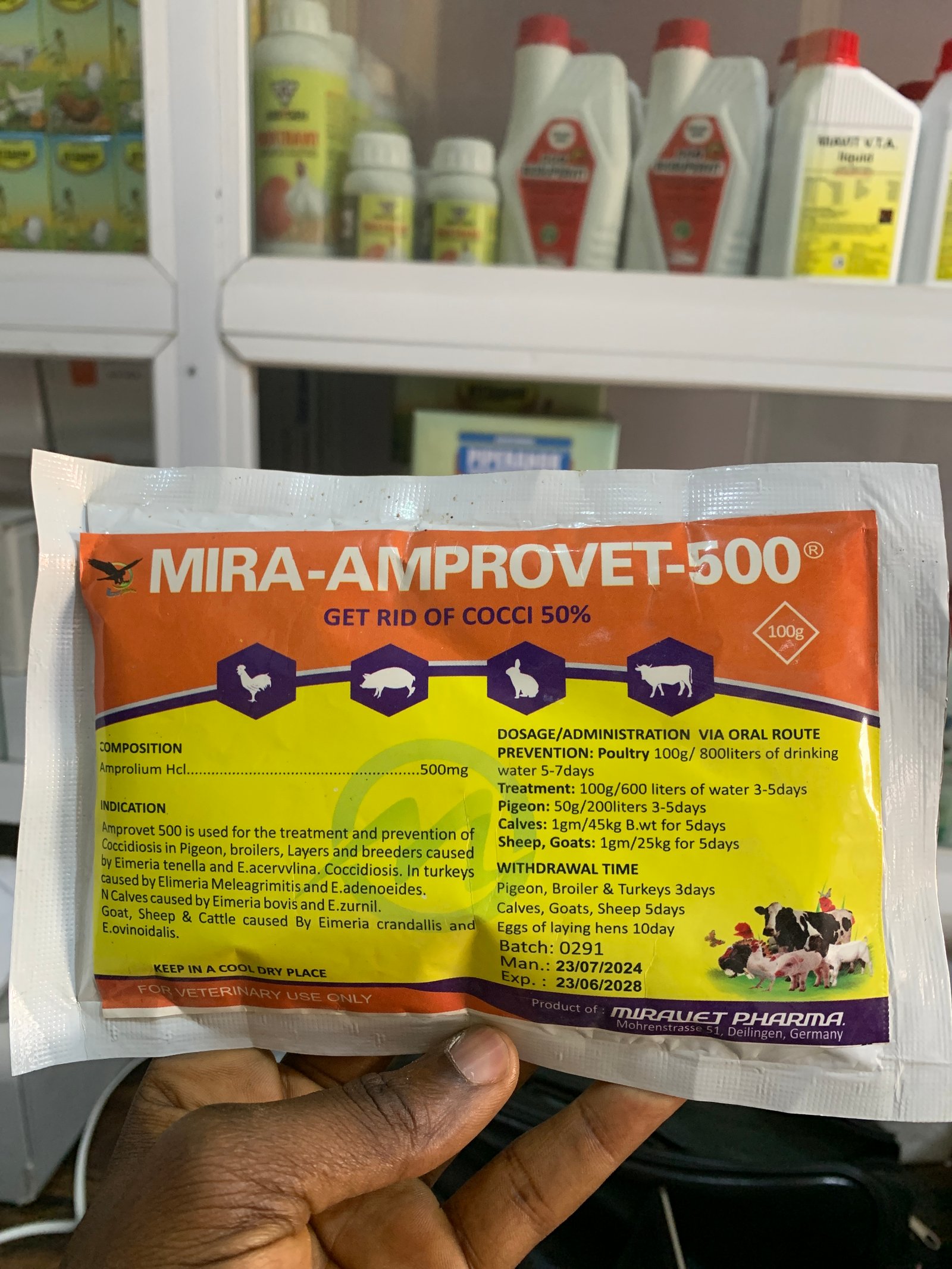 MIRA – AMPROVET 100G