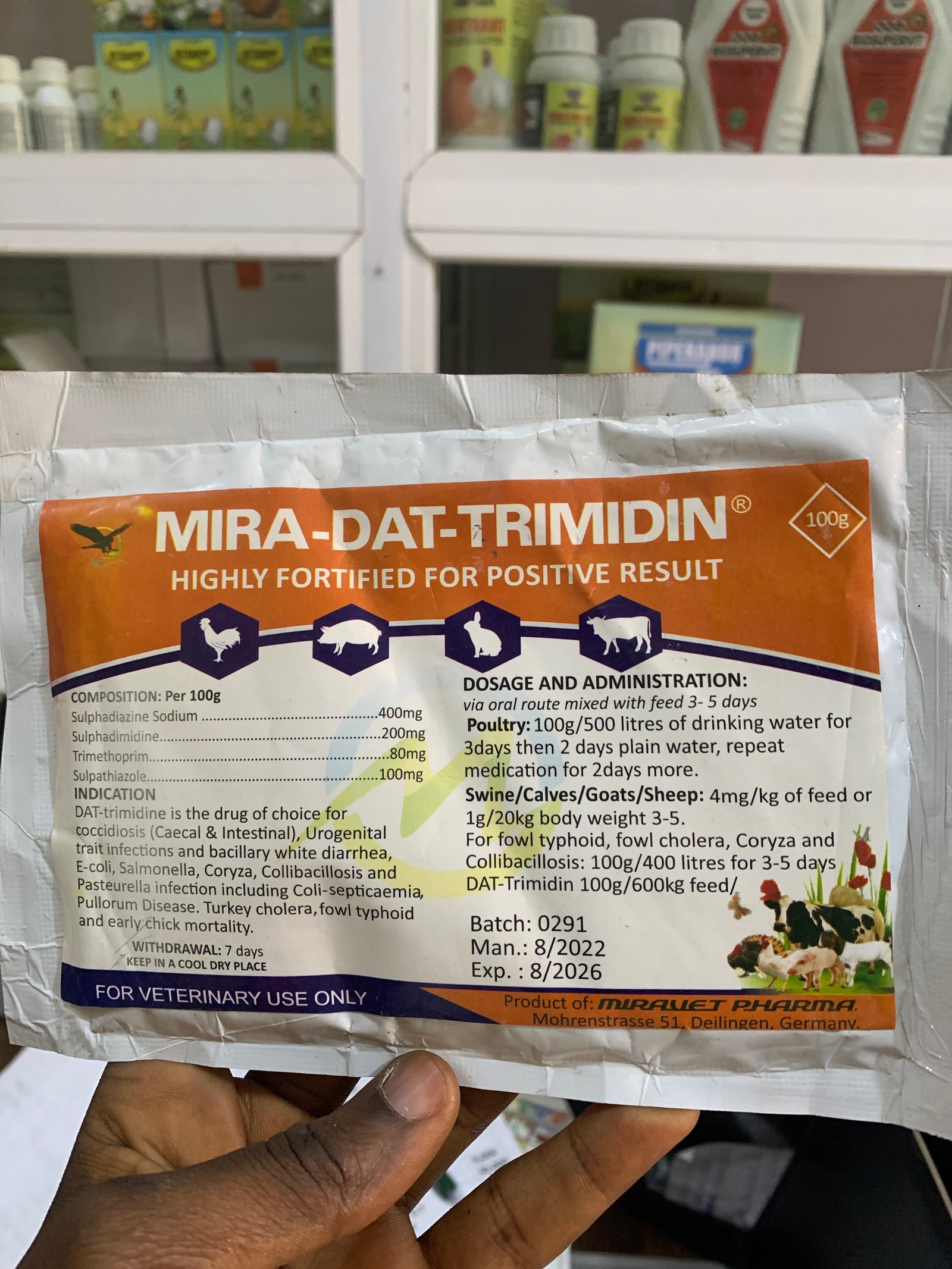 MIRA – DAT TRIMIDIN 100G