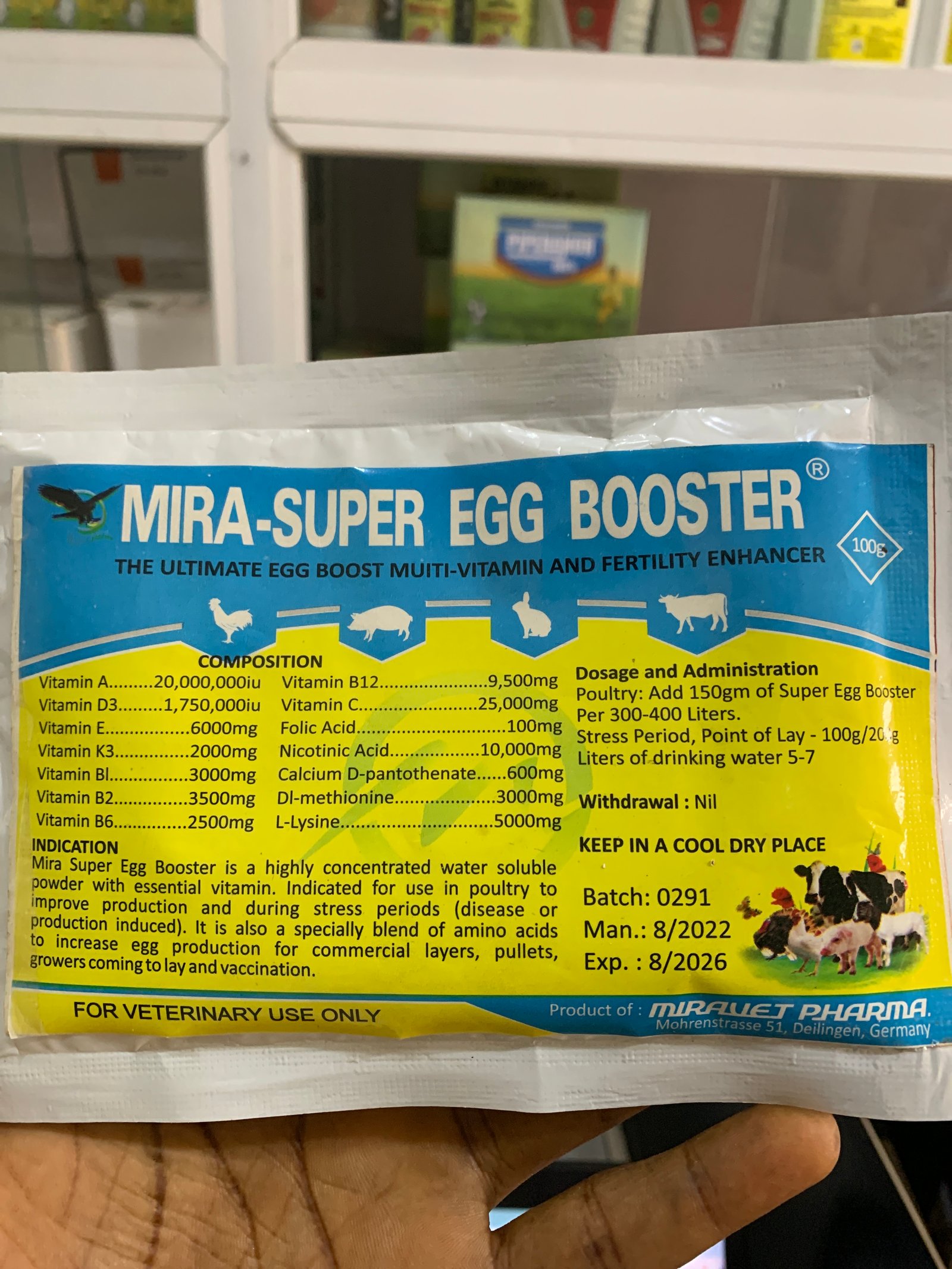 MIRA - EGG BOOSTER  100G